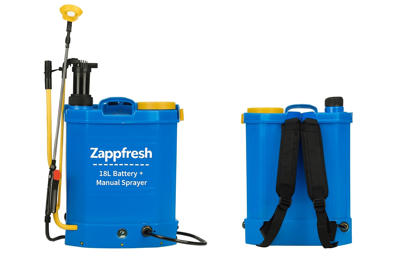 sachi 　no4 Zappfresh 2in1 Manual and Battery Sprayer Machine|12 Volts x 8